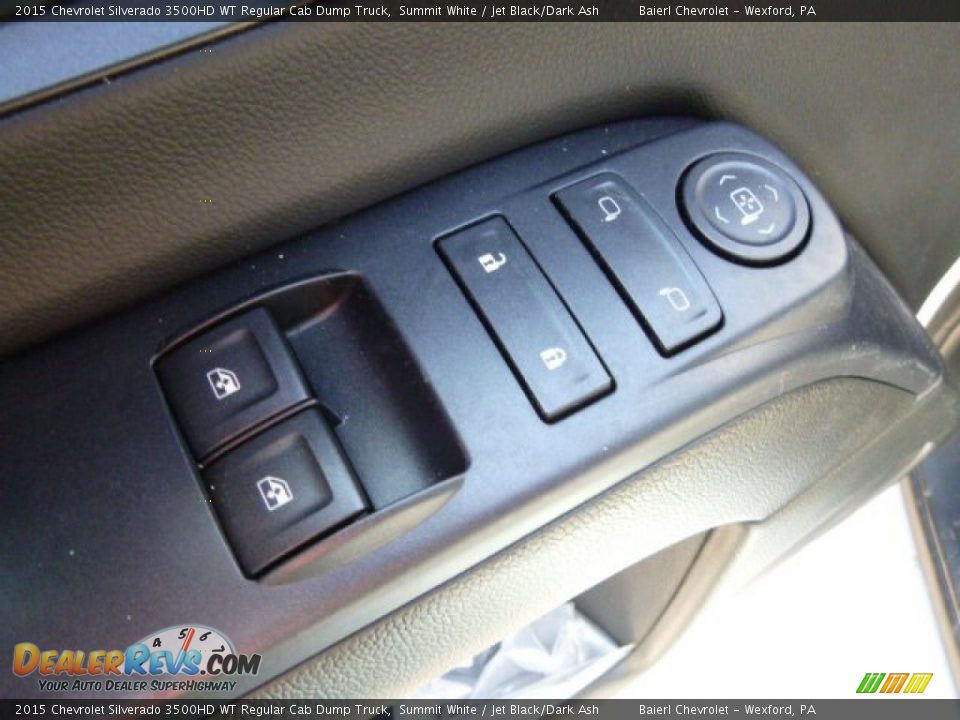 2015 Chevrolet Silverado 3500HD WT Regular Cab Dump Truck Summit White / Jet Black/Dark Ash Photo #13
