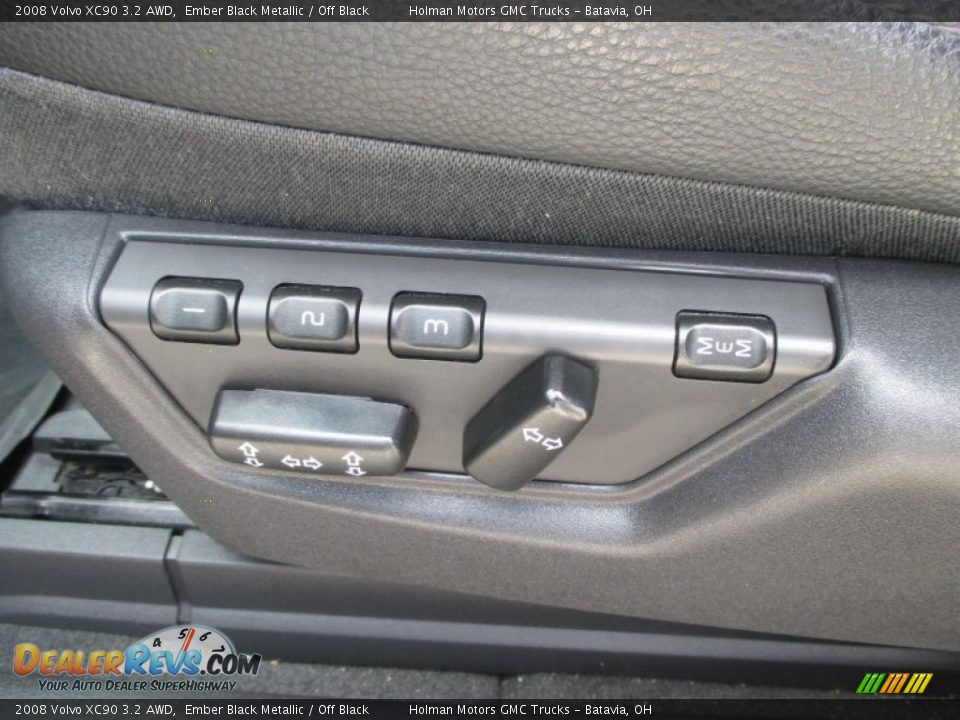 2008 Volvo XC90 3.2 AWD Ember Black Metallic / Off Black Photo #6