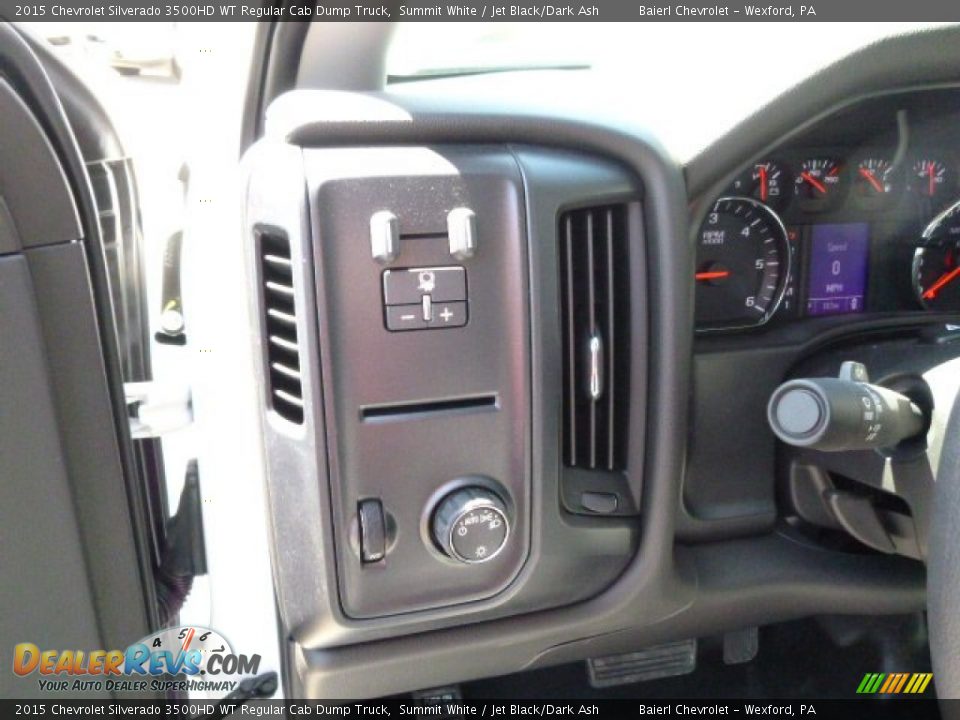 2015 Chevrolet Silverado 3500HD WT Regular Cab Dump Truck Summit White / Jet Black/Dark Ash Photo #14