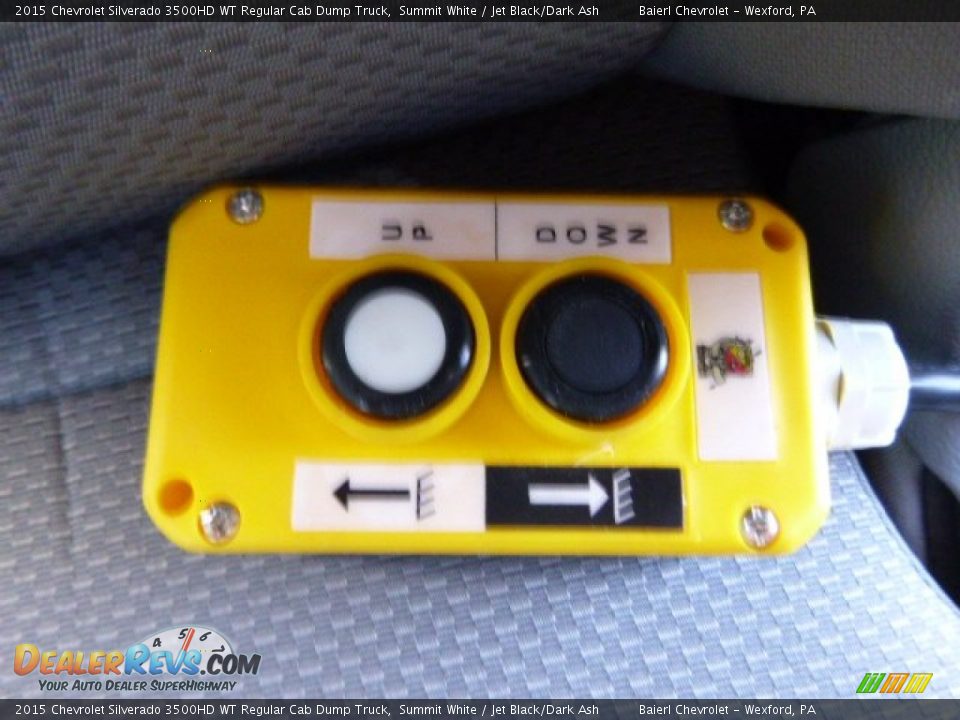 2015 Chevrolet Silverado 3500HD WT Regular Cab Dump Truck Summit White / Jet Black/Dark Ash Photo #15