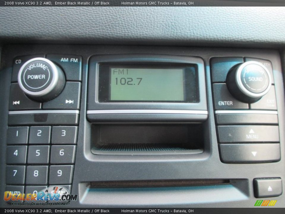 2008 Volvo XC90 3.2 AWD Ember Black Metallic / Off Black Photo #8