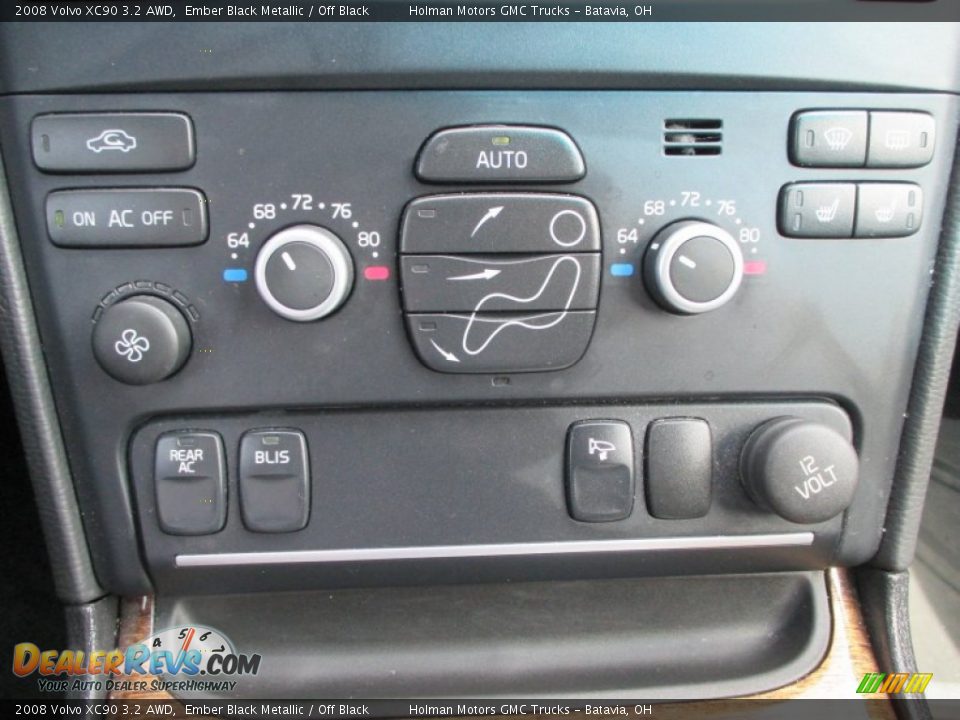 2008 Volvo XC90 3.2 AWD Ember Black Metallic / Off Black Photo #9