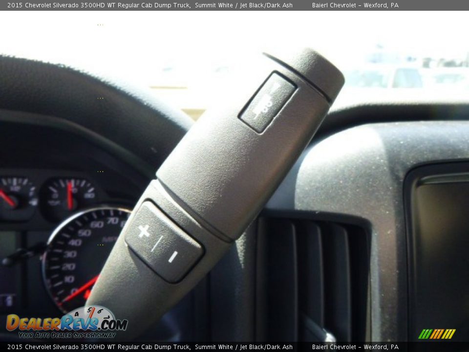 2015 Chevrolet Silverado 3500HD WT Regular Cab Dump Truck Summit White / Jet Black/Dark Ash Photo #17