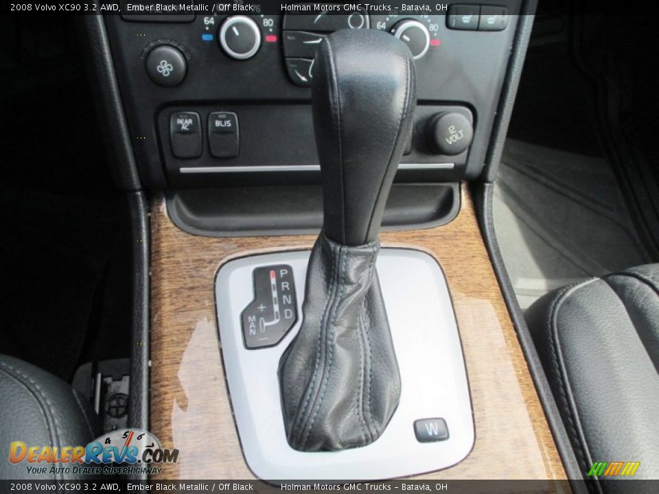 2008 Volvo XC90 3.2 AWD Ember Black Metallic / Off Black Photo #10
