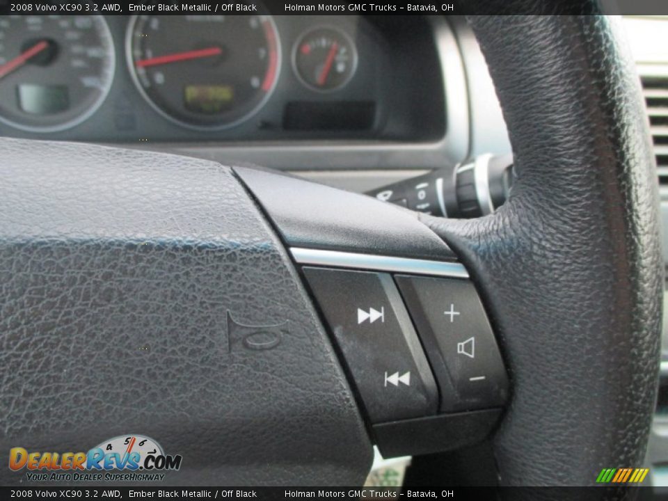 2008 Volvo XC90 3.2 AWD Ember Black Metallic / Off Black Photo #12