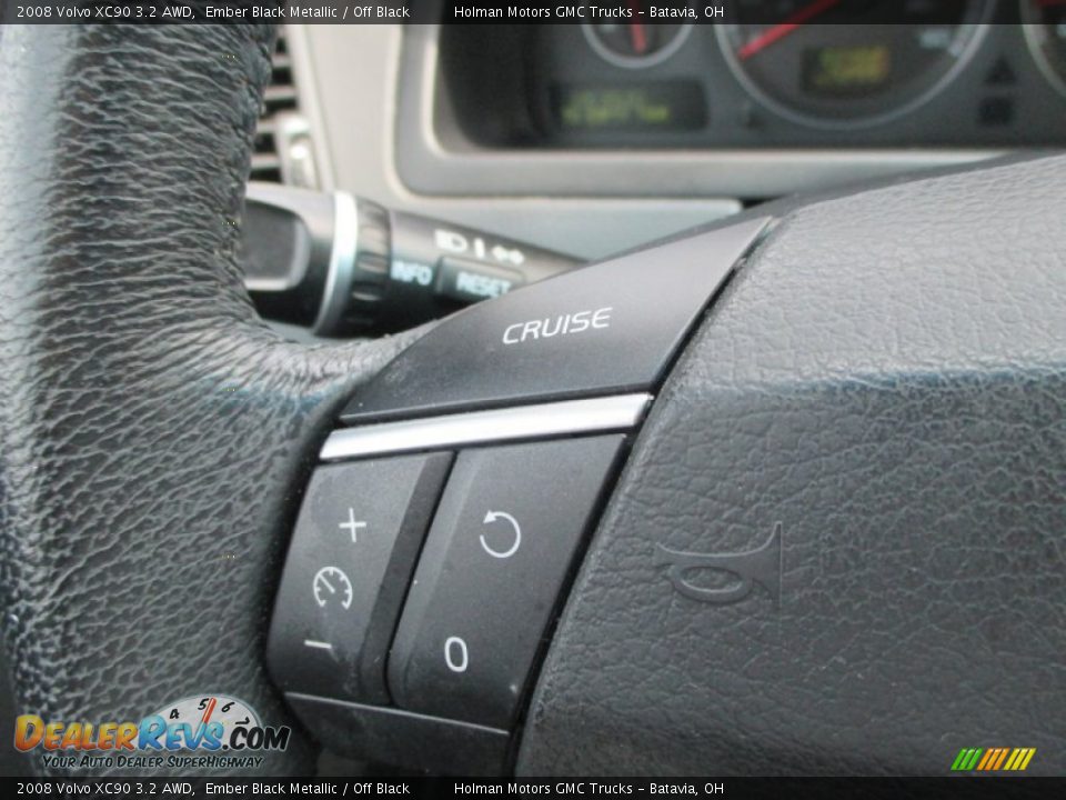 2008 Volvo XC90 3.2 AWD Ember Black Metallic / Off Black Photo #13