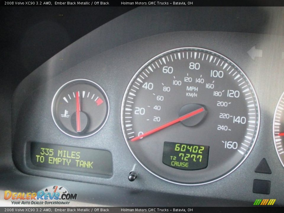 2008 Volvo XC90 3.2 AWD Ember Black Metallic / Off Black Photo #15