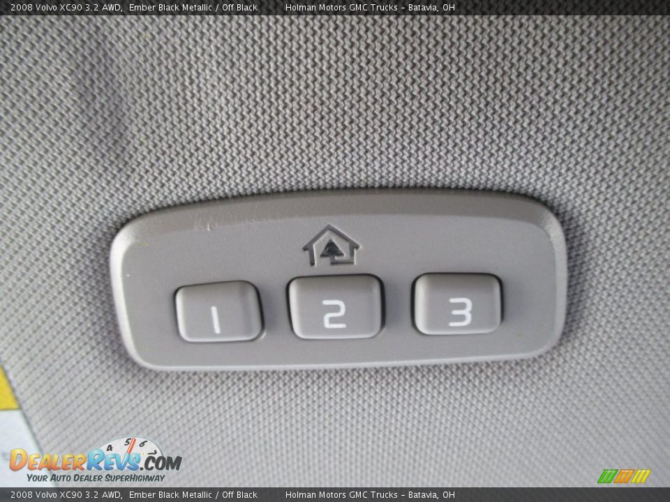 2008 Volvo XC90 3.2 AWD Ember Black Metallic / Off Black Photo #19