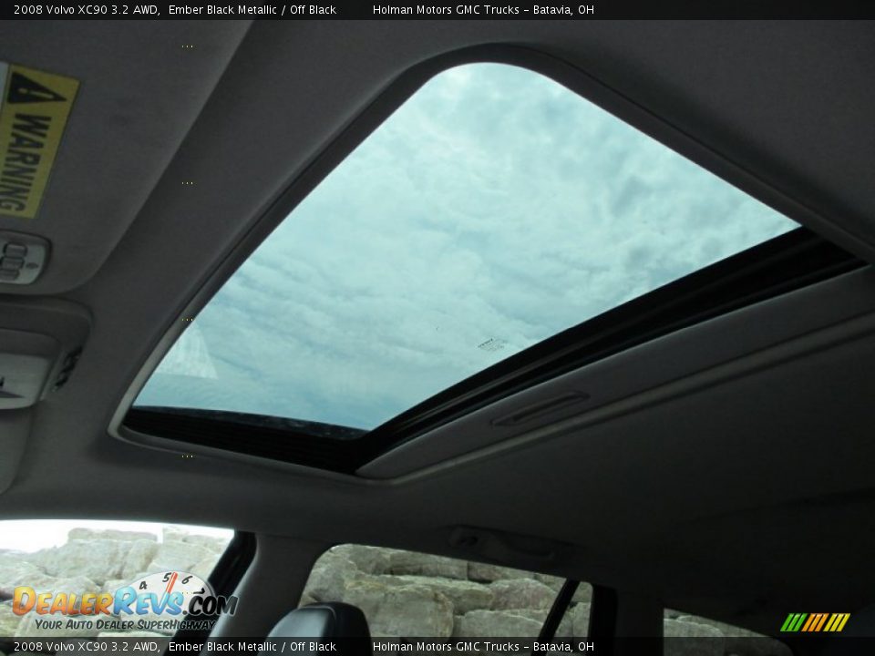 2008 Volvo XC90 3.2 AWD Ember Black Metallic / Off Black Photo #20