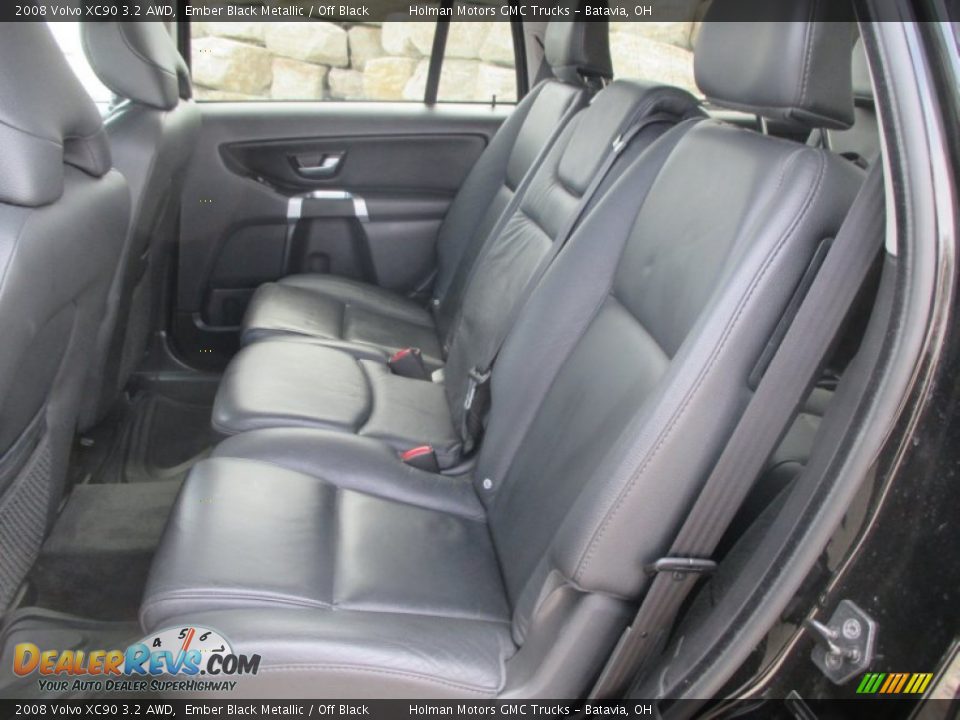 2008 Volvo XC90 3.2 AWD Ember Black Metallic / Off Black Photo #22