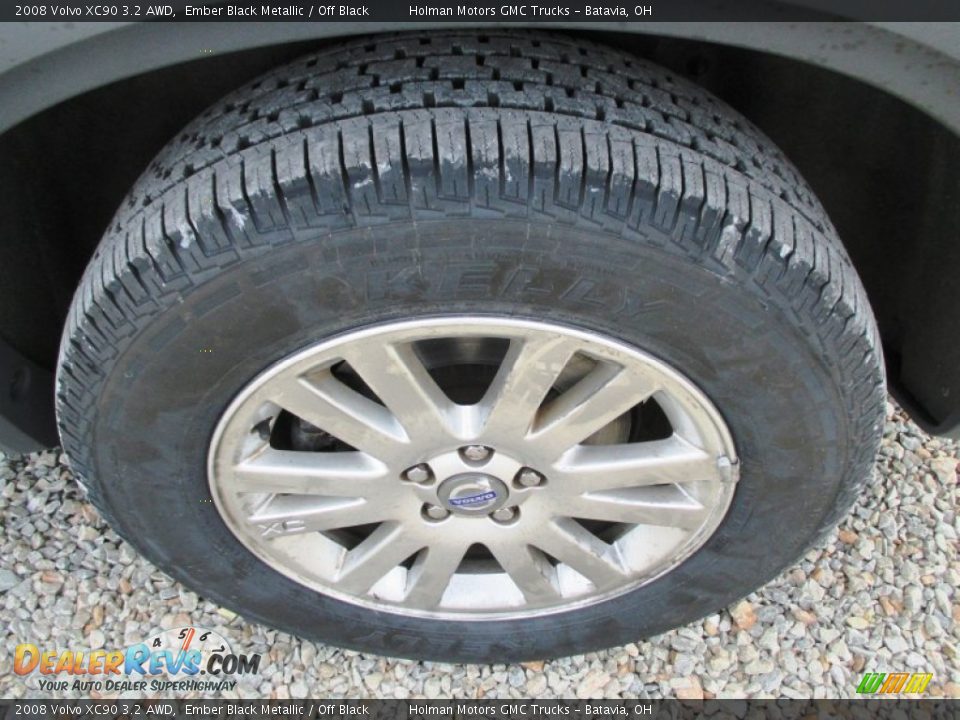 2008 Volvo XC90 3.2 AWD Ember Black Metallic / Off Black Photo #23