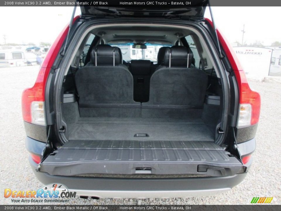 2008 Volvo XC90 3.2 AWD Ember Black Metallic / Off Black Photo #25