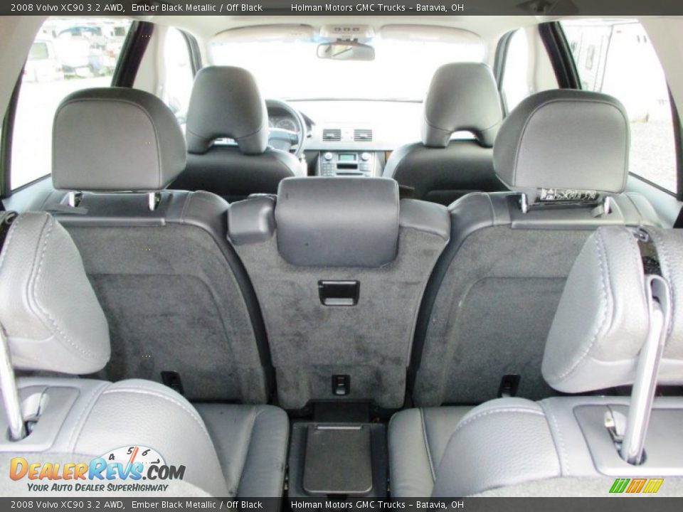 2008 Volvo XC90 3.2 AWD Ember Black Metallic / Off Black Photo #26