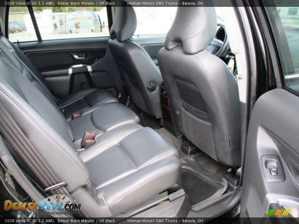 2008 Volvo XC90 3.2 AWD Ember Black Metallic / Off Black Photo #29