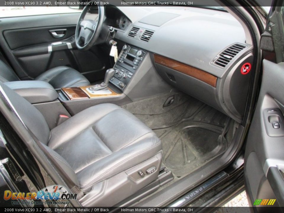 2008 Volvo XC90 3.2 AWD Ember Black Metallic / Off Black Photo #30