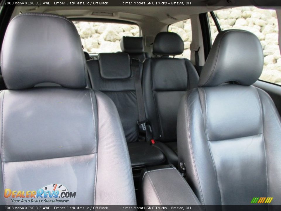 2008 Volvo XC90 3.2 AWD Ember Black Metallic / Off Black Photo #31