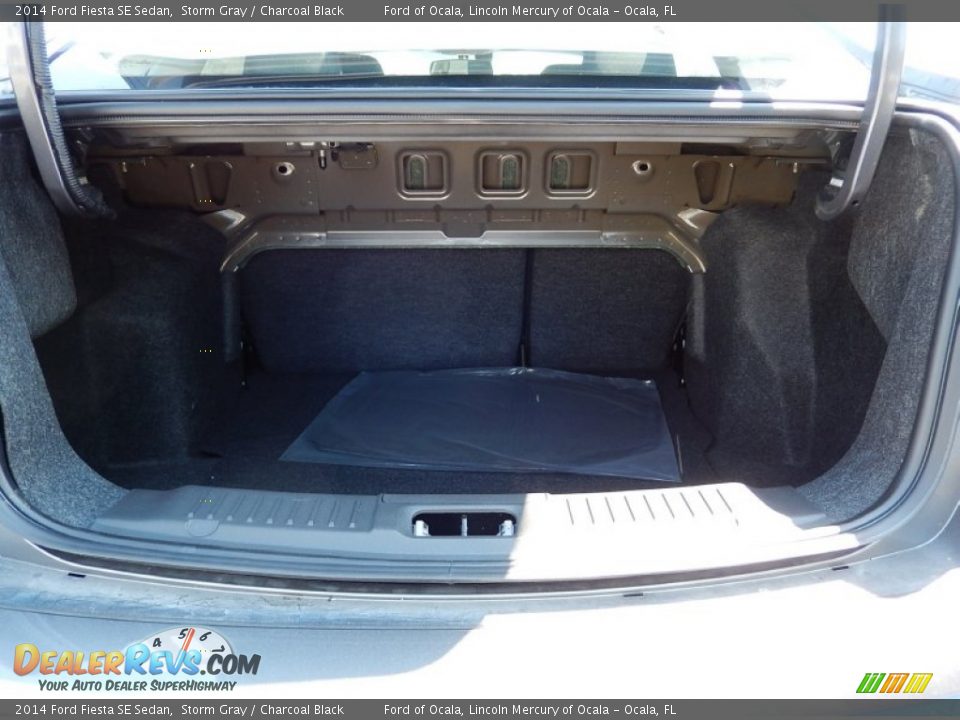 2014 Ford Fiesta SE Sedan Storm Gray / Charcoal Black Photo #5