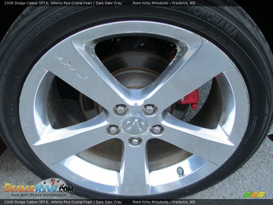 2008 Dodge Caliber SRT4 Inferno Red Crystal Pearl / Dark Slate Gray Photo #26