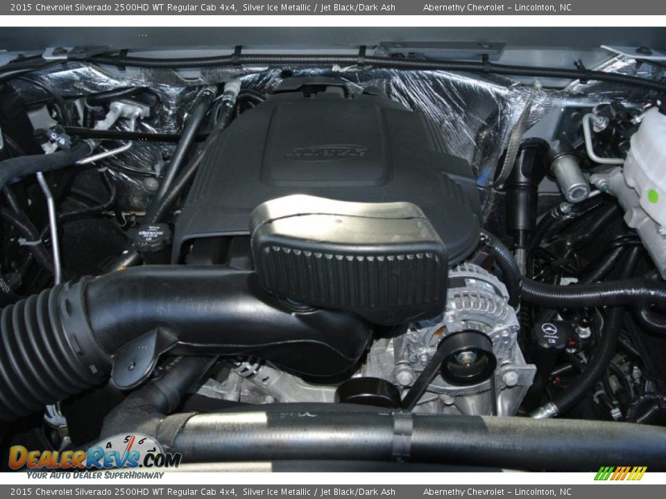 2015 Chevrolet Silverado 2500HD WT Regular Cab 4x4 Silver Ice Metallic / Jet Black/Dark Ash Photo #19