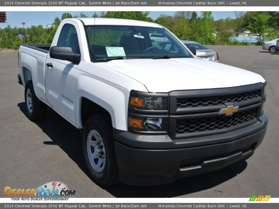 2014 Chevrolet Silverado 1500 WT Regular Cab Summit White / Jet Black/Dark Ash Photo #1