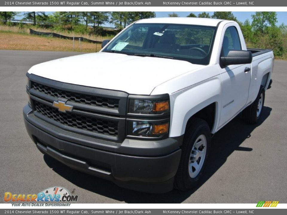 2014 Chevrolet Silverado 1500 WT Regular Cab Summit White / Jet Black/Dark Ash Photo #2