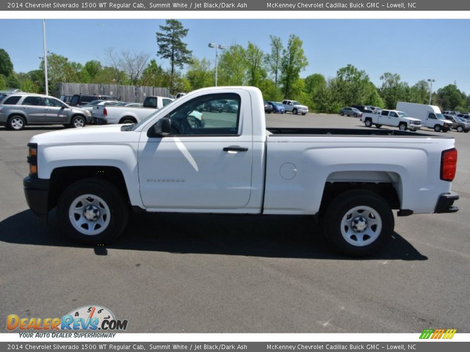2014 Chevrolet Silverado 1500 WT Regular Cab Summit White / Jet Black/Dark Ash Photo #3
