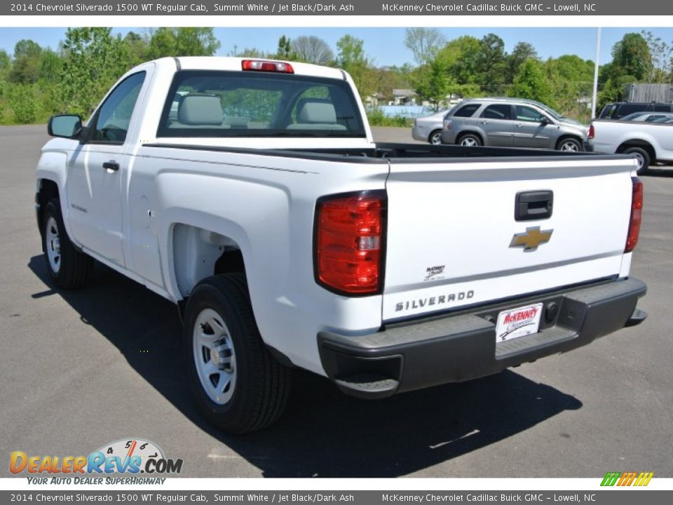 2014 Chevrolet Silverado 1500 WT Regular Cab Summit White / Jet Black/Dark Ash Photo #4