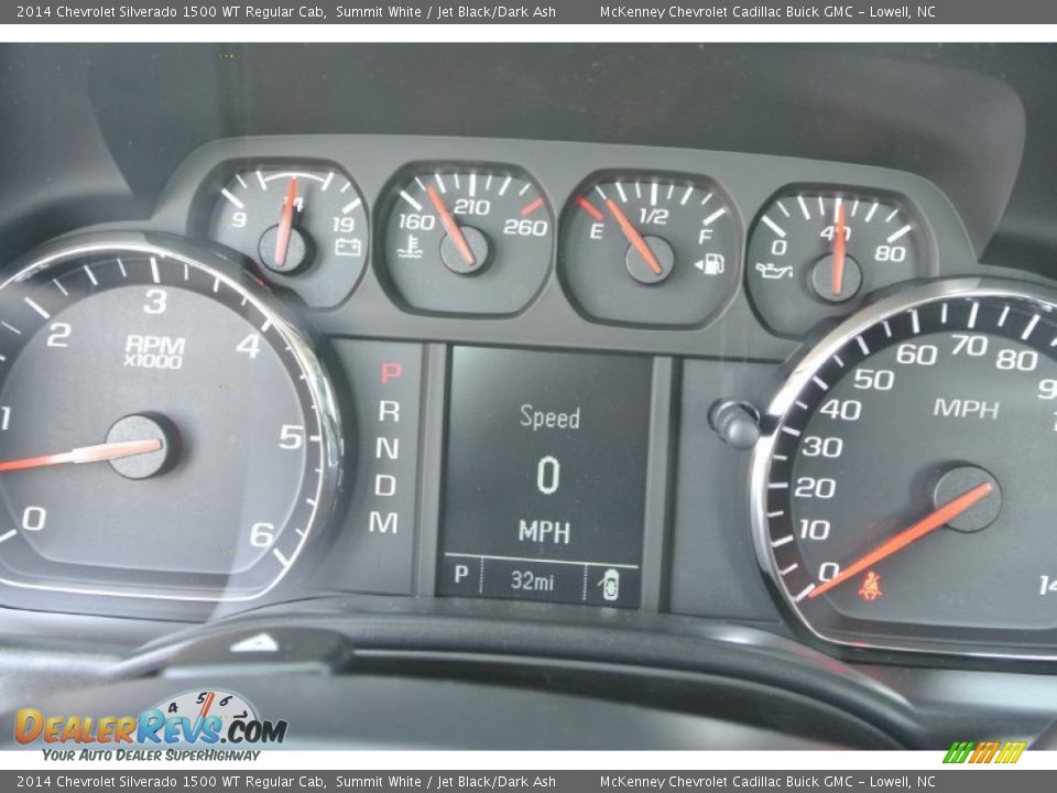 2014 Chevrolet Silverado 1500 WT Regular Cab Summit White / Jet Black/Dark Ash Photo #13