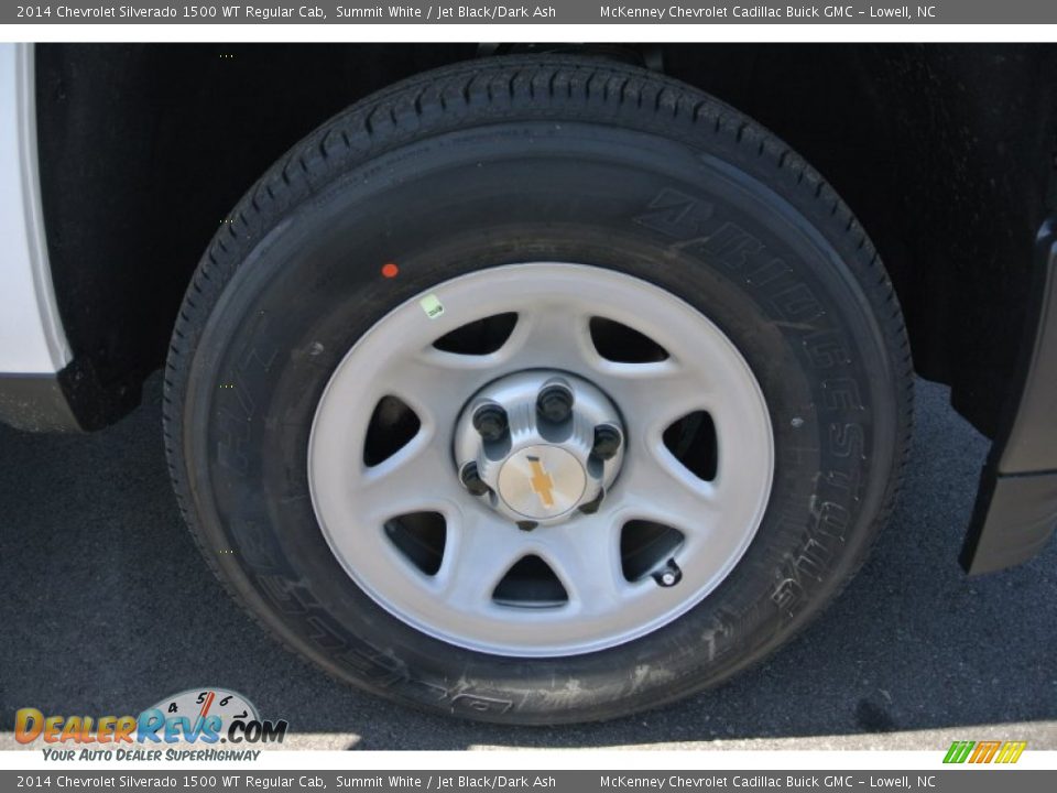 2014 Chevrolet Silverado 1500 WT Regular Cab Summit White / Jet Black/Dark Ash Photo #17