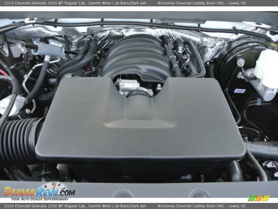 2014 Chevrolet Silverado 1500 WT Regular Cab Summit White / Jet Black/Dark Ash Photo #18