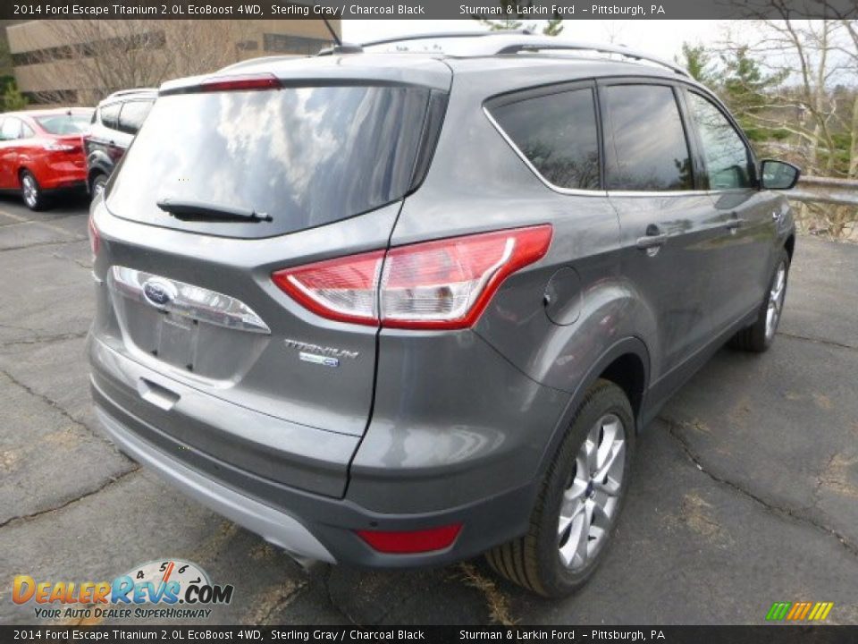 2014 Ford Escape Titanium 2.0L EcoBoost 4WD Sterling Gray / Charcoal Black Photo #2
