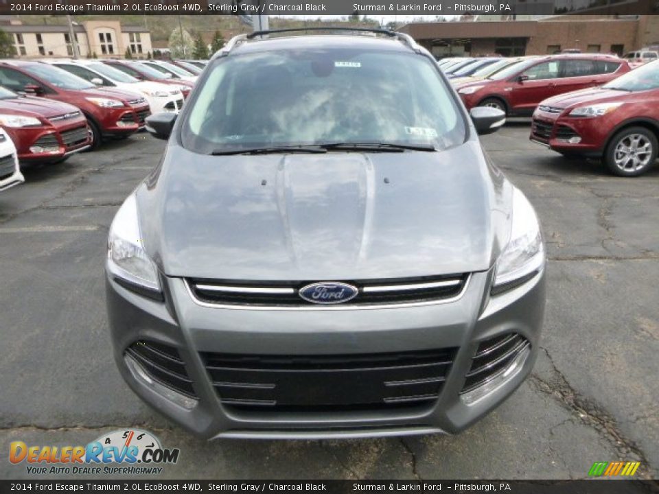 2014 Ford Escape Titanium 2.0L EcoBoost 4WD Sterling Gray / Charcoal Black Photo #6