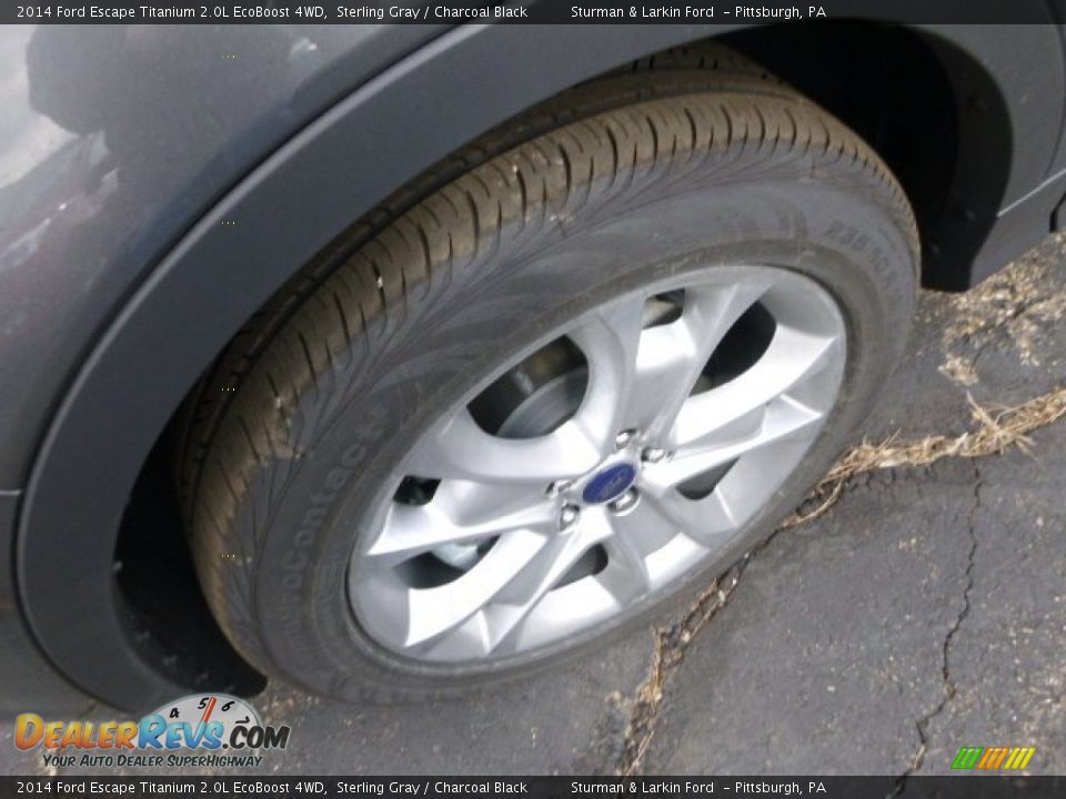 2014 Ford Escape Titanium 2.0L EcoBoost 4WD Sterling Gray / Charcoal Black Photo #7