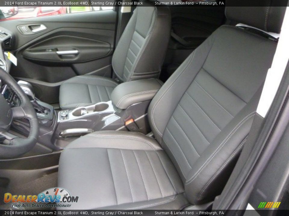 2014 Ford Escape Titanium 2.0L EcoBoost 4WD Sterling Gray / Charcoal Black Photo #8