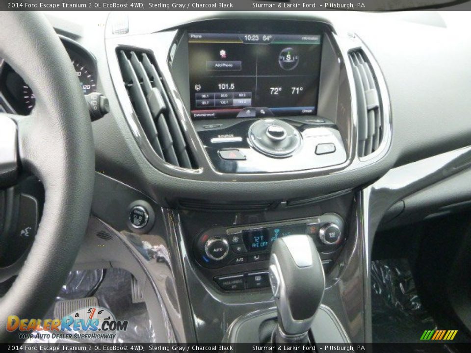 2014 Ford Escape Titanium 2.0L EcoBoost 4WD Sterling Gray / Charcoal Black Photo #12