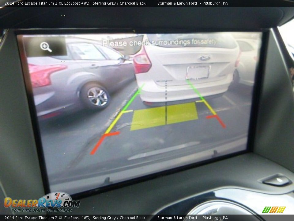 2014 Ford Escape Titanium 2.0L EcoBoost 4WD Sterling Gray / Charcoal Black Photo #14