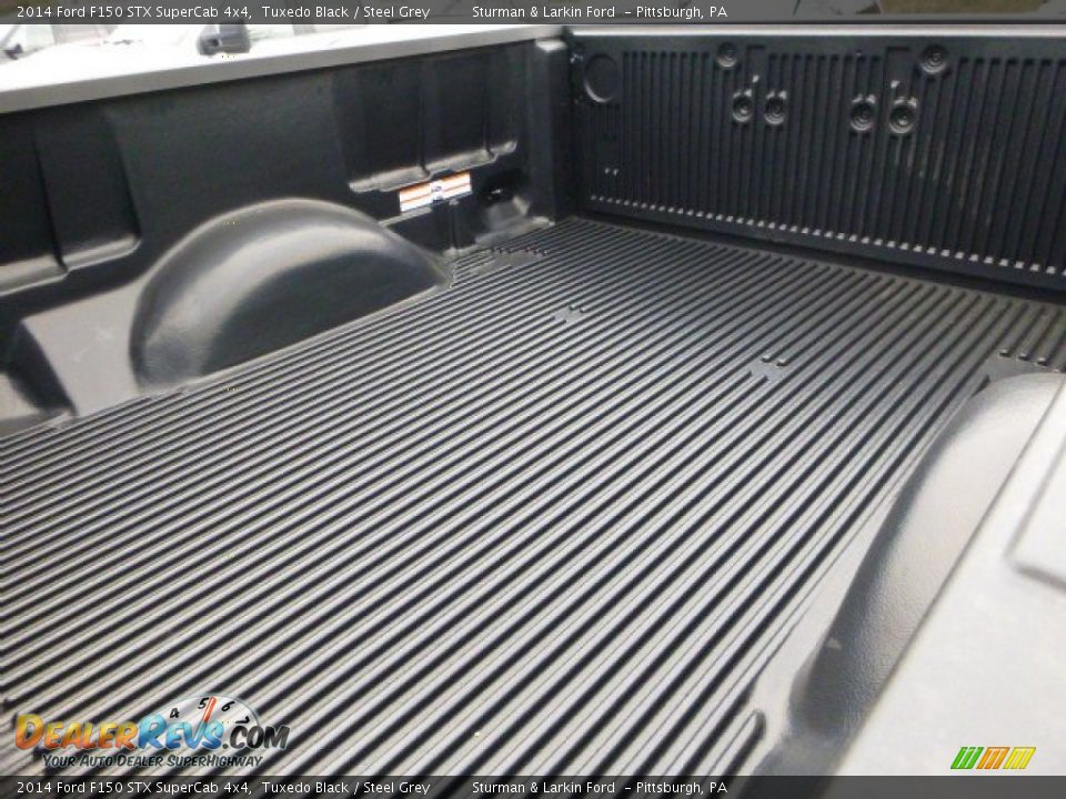 2014 Ford F150 STX SuperCab 4x4 Tuxedo Black / Steel Grey Photo #8