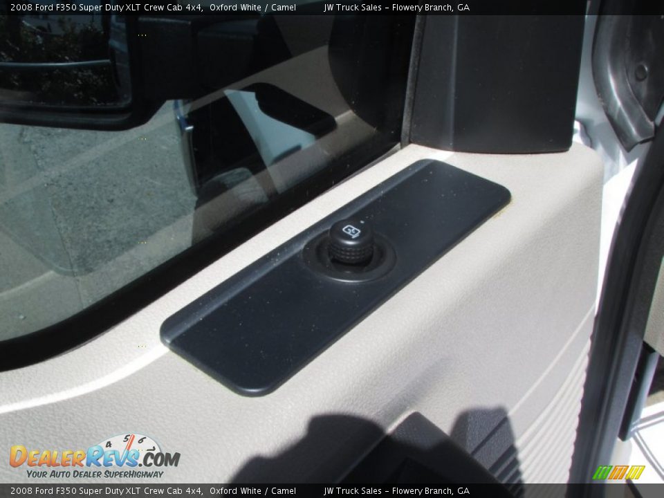 2008 Ford F350 Super Duty XLT Crew Cab 4x4 Oxford White / Camel Photo #18