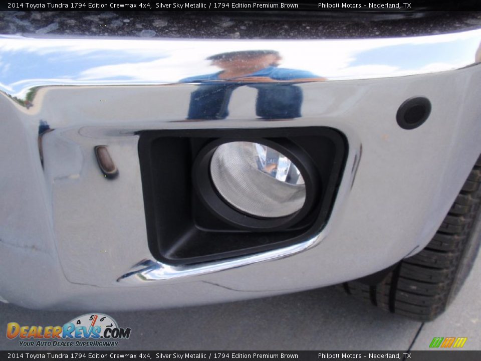 2014 Toyota Tundra 1794 Edition Crewmax 4x4 Silver Sky Metallic / 1794 Edition Premium Brown Photo #10