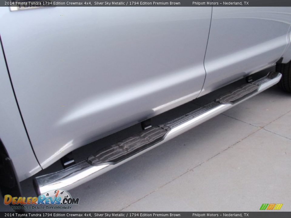 2014 Toyota Tundra 1794 Edition Crewmax 4x4 Silver Sky Metallic / 1794 Edition Premium Brown Photo #13