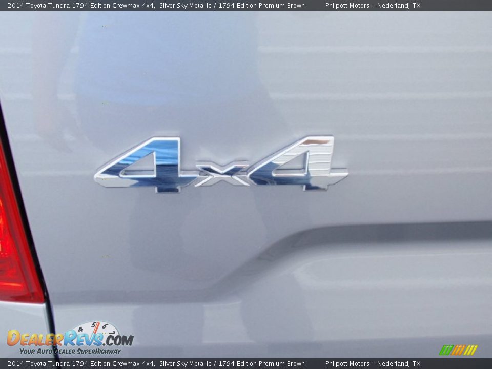 2014 Toyota Tundra 1794 Edition Crewmax 4x4 Silver Sky Metallic / 1794 Edition Premium Brown Photo #16
