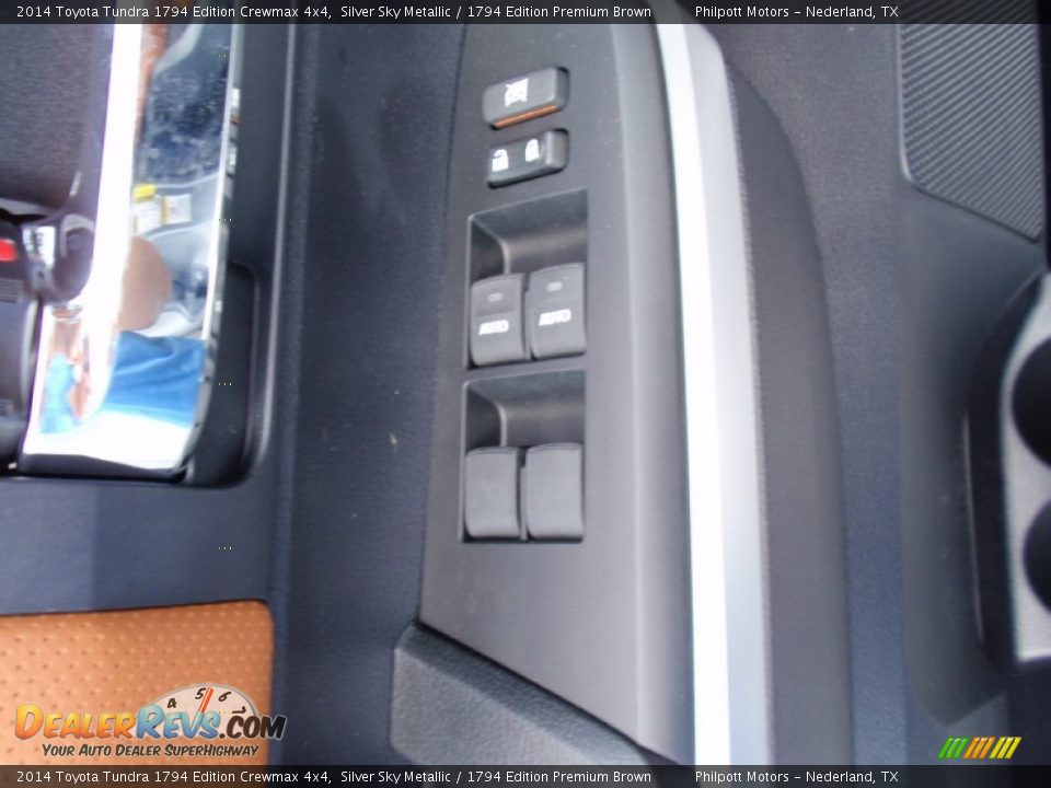 2014 Toyota Tundra 1794 Edition Crewmax 4x4 Silver Sky Metallic / 1794 Edition Premium Brown Photo #24