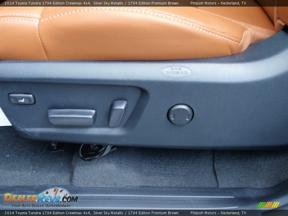 2014 Toyota Tundra 1794 Edition Crewmax 4x4 Silver Sky Metallic / 1794 Edition Premium Brown Photo #27