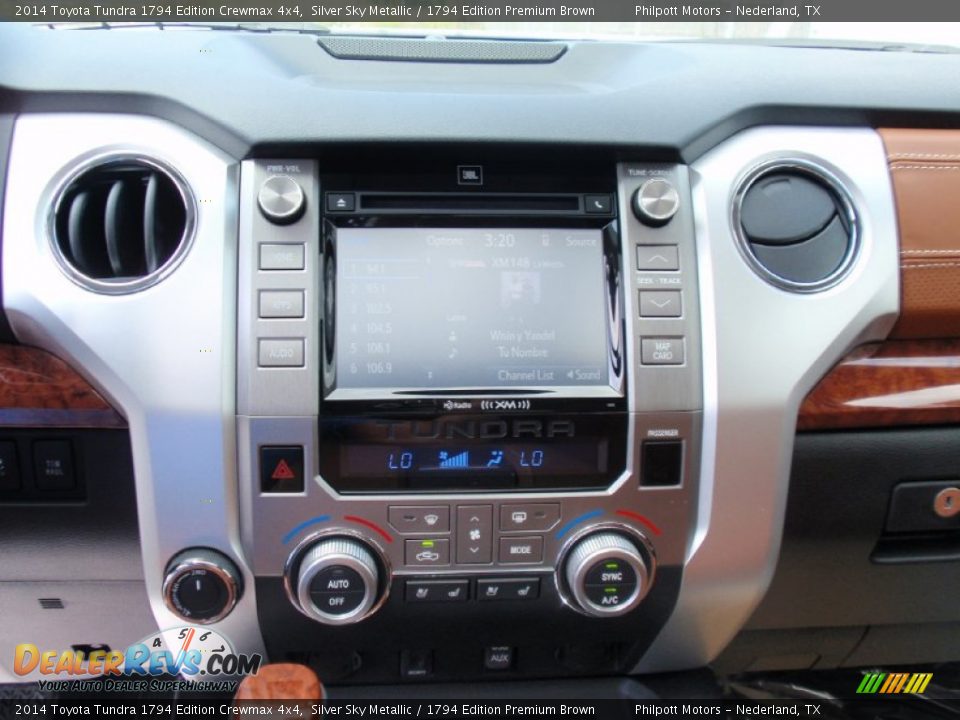 2014 Toyota Tundra 1794 Edition Crewmax 4x4 Silver Sky Metallic / 1794 Edition Premium Brown Photo #29