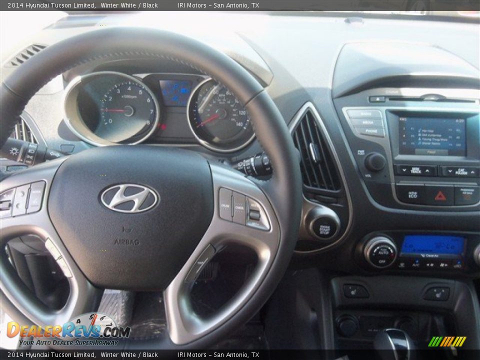 2014 Hyundai Tucson Limited Winter White / Black Photo #7