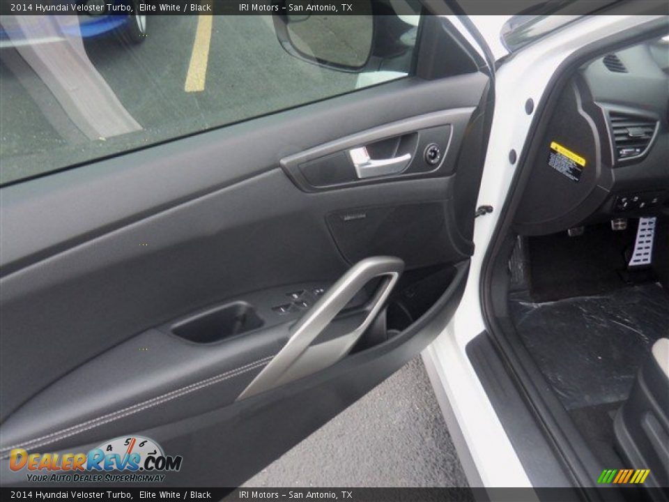 2014 Hyundai Veloster Turbo Elite White / Black Photo #5