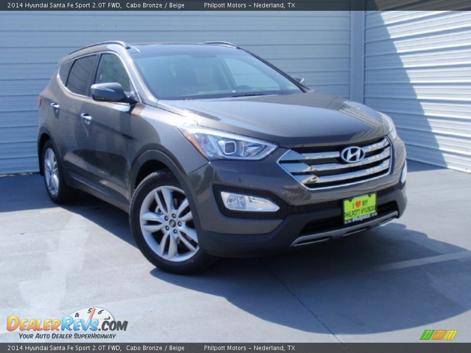 2014 Hyundai Santa Fe Sport 2.0T FWD Cabo Bronze / Beige Photo #1