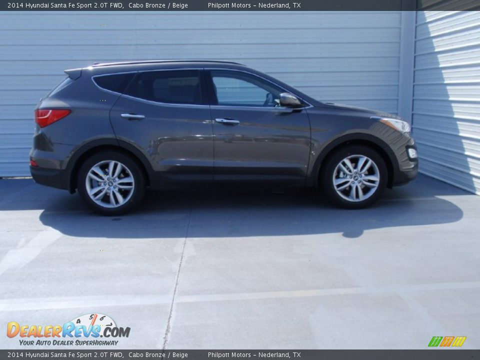 2014 Hyundai Santa Fe Sport 2.0T FWD Cabo Bronze / Beige Photo #3