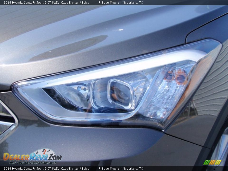 2014 Hyundai Santa Fe Sport 2.0T FWD Cabo Bronze / Beige Photo #10