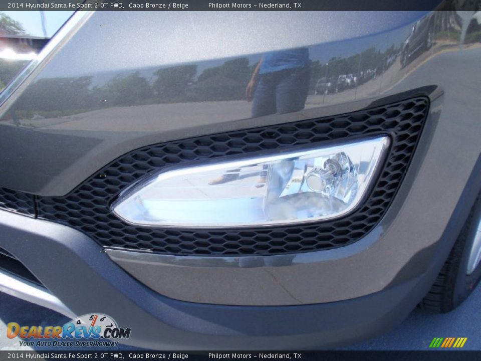 2014 Hyundai Santa Fe Sport 2.0T FWD Cabo Bronze / Beige Photo #11